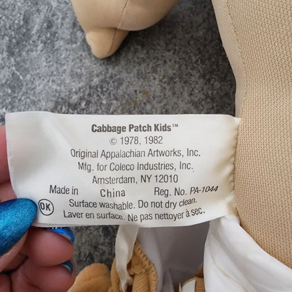 VTG 1985 Cabbage Patch Kids Doll in Reindeer Moose Animal Suit